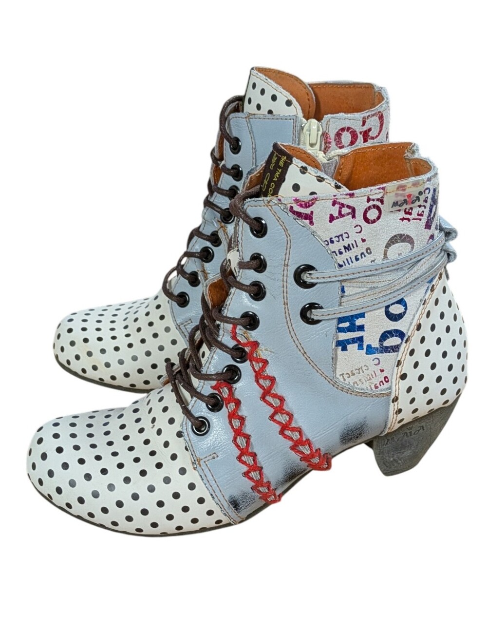 Maia TMA Eyes Ankle Boots Artsy Size 38 - Picture 12 of 12